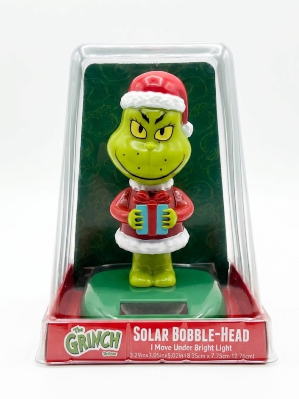 Grinch Solar Bobble Head 5” Dr. Seuss Christmas Collectible Holiday New
C1